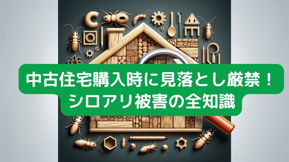 中古住宅購入時に見落とし厳禁！シロアリ被害の全知識