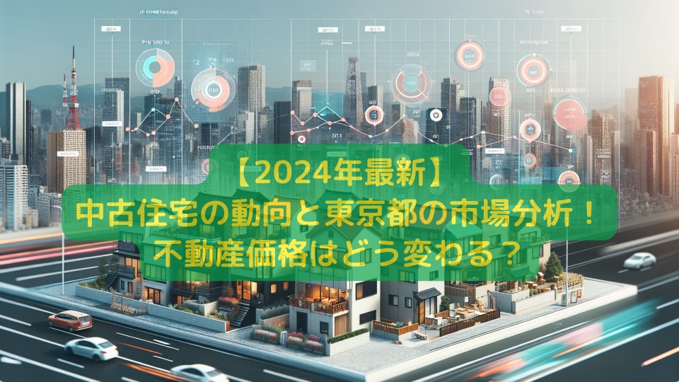 【2024年最新】中古住宅の動向と東京都の市場分析!不動産価格はどう変わる?