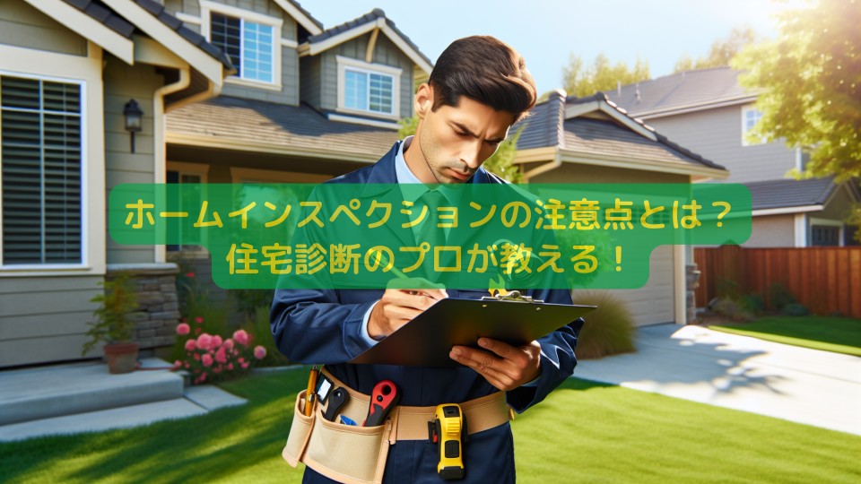 ホームインスペクションの注意点とは?住宅診断のプロが教える!