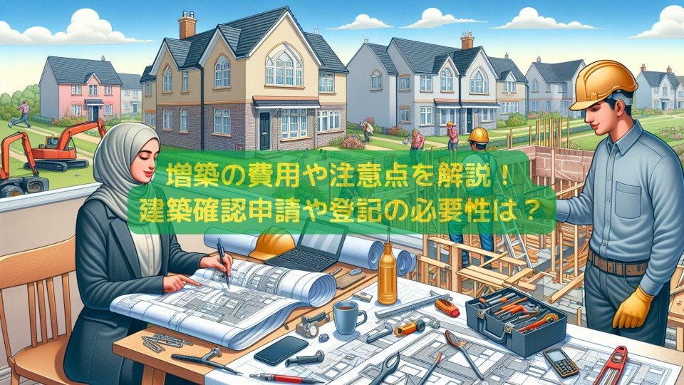 増築の費用や注意点を解説!建築確認申請や登記の必要性は?