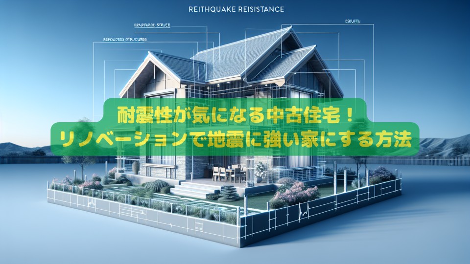 耐震性が気になる中古住宅!リノベーションで地震に強い家にする方法